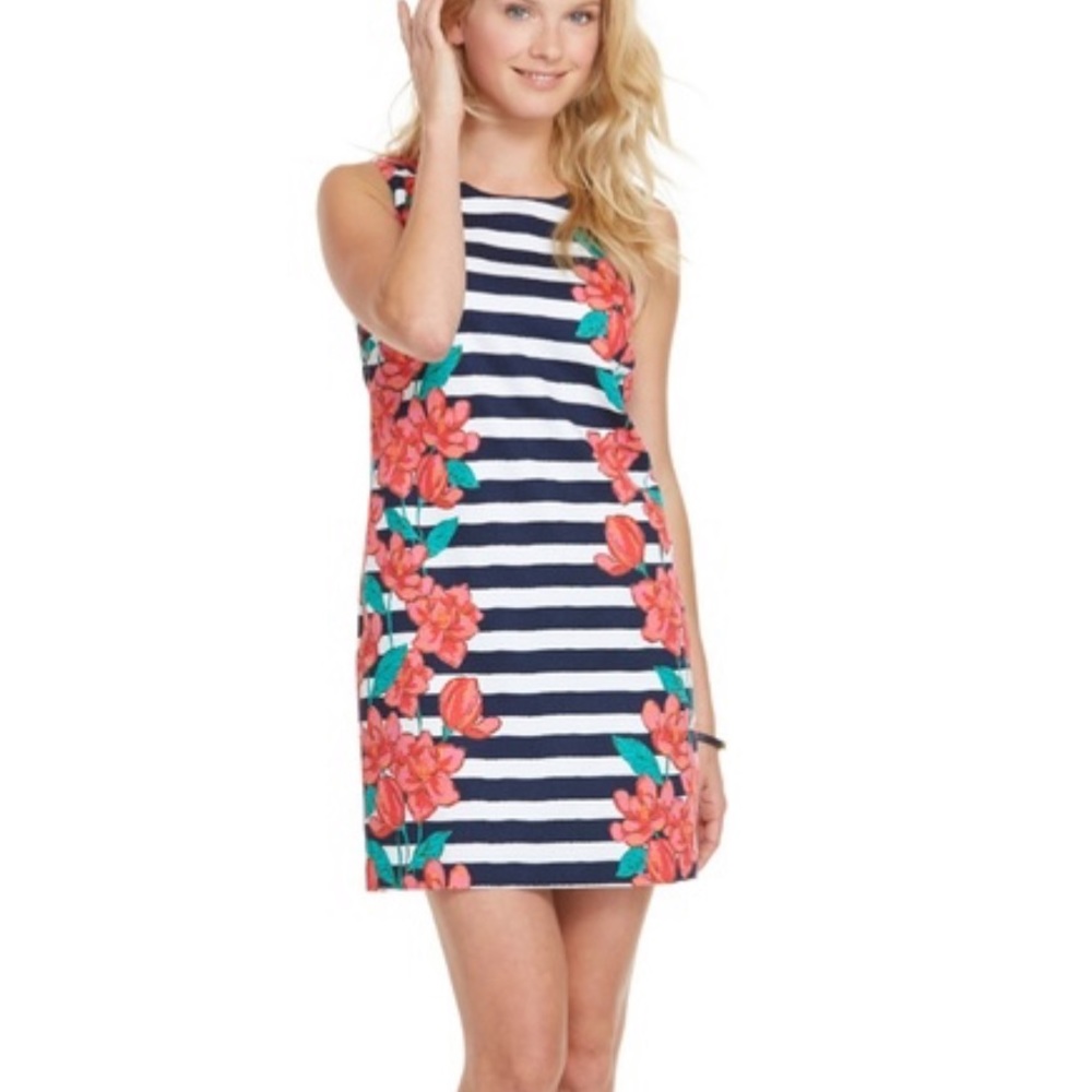 🌸 Vineyard Vines Magnolia Stripe Shift Dress